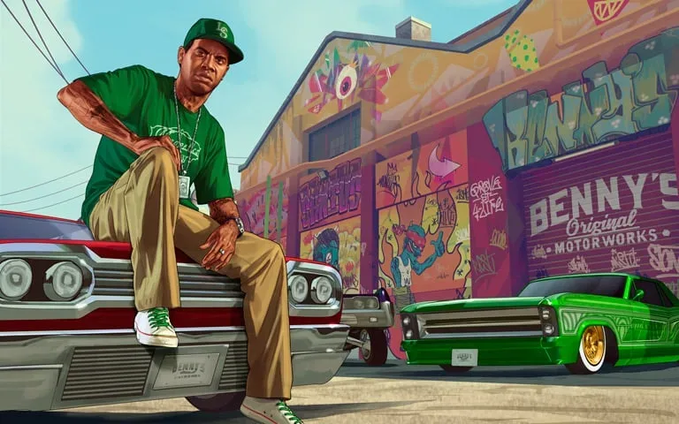 Rockstar Games illustration by Nate Meltzer
