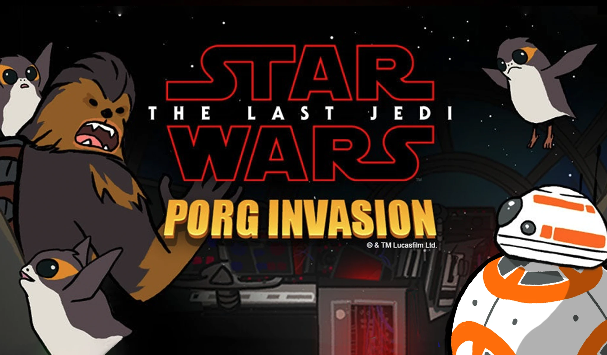 Star Wars: The Last Jedi Porg&nbsp;Invasion